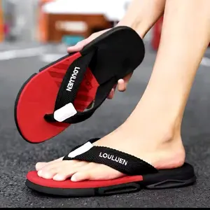 LOULLUEN RNSTAR Sendal Jepit Pria Casual Sandal Jepit Distro dengan Desain elegant