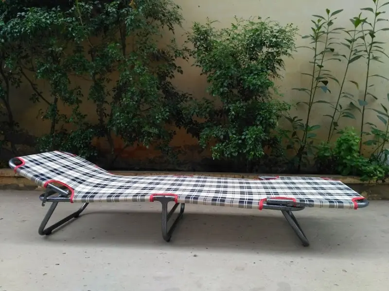 Giường lưới loại 1 thép cac bon sơn tĩnh điện xếp gấp gọn thông minh đa năng 1