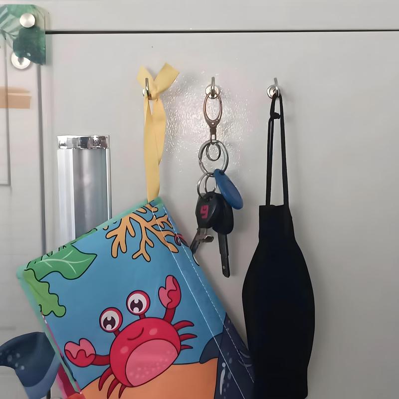 Product Introduction of Refrigerator Magnetic Hook (6 Counts), Strong Magnetic Hook, Multifunctional Hook for Hanging, Kitchen, Office, Home, Garage 11