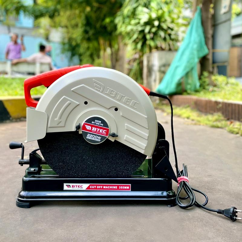  Máy cắt sắt BT357A BTEC đường kính lưỡi 355mm kèm đá cắt 