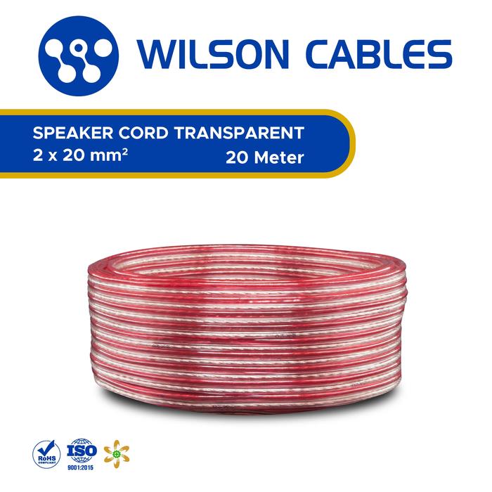 Gambar Kabel Audio 2x20 20 Meter TR - Speaker Cord Wilson Cables - 20 Meter dari Wilson Cables Kab. Tangerang 4 Tokopedia
