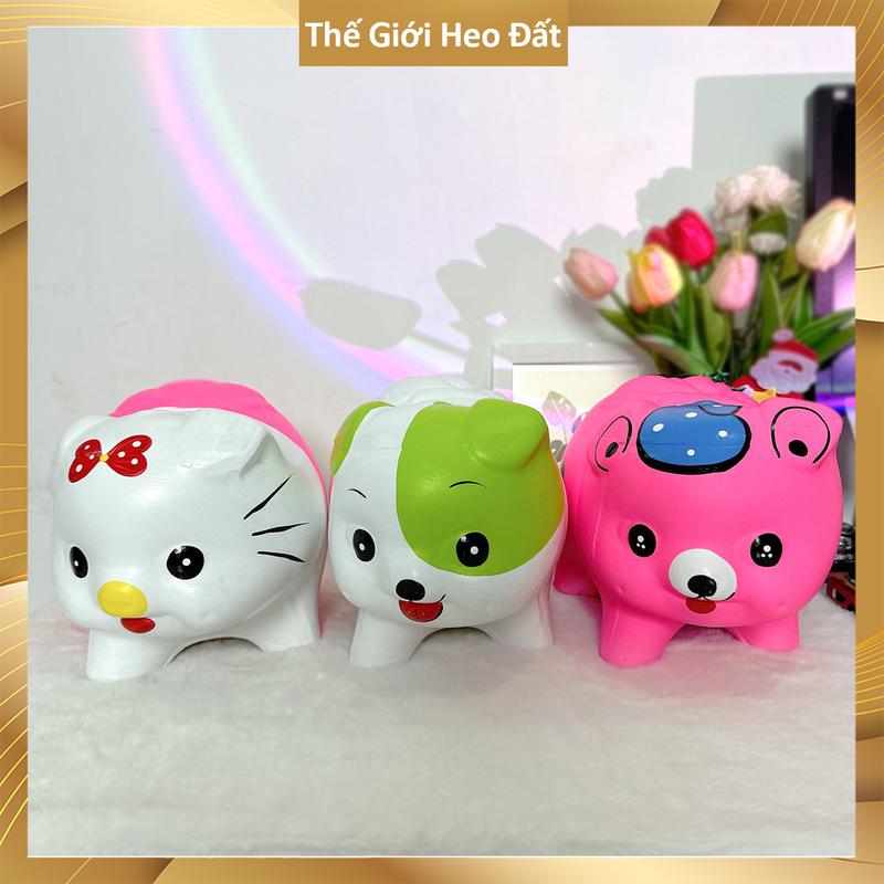  Heo đất tiết kiệm size to lớn vừa nhỏ 2026 ống con lợn cute dễ thương hình cộp hỗ gấu trúc doremon kitty cún 