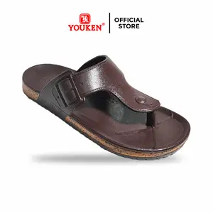 Youken Hoki 108 Sandal Jepit Karet Pria Japit Motif Puyuh | Size M-L-XL