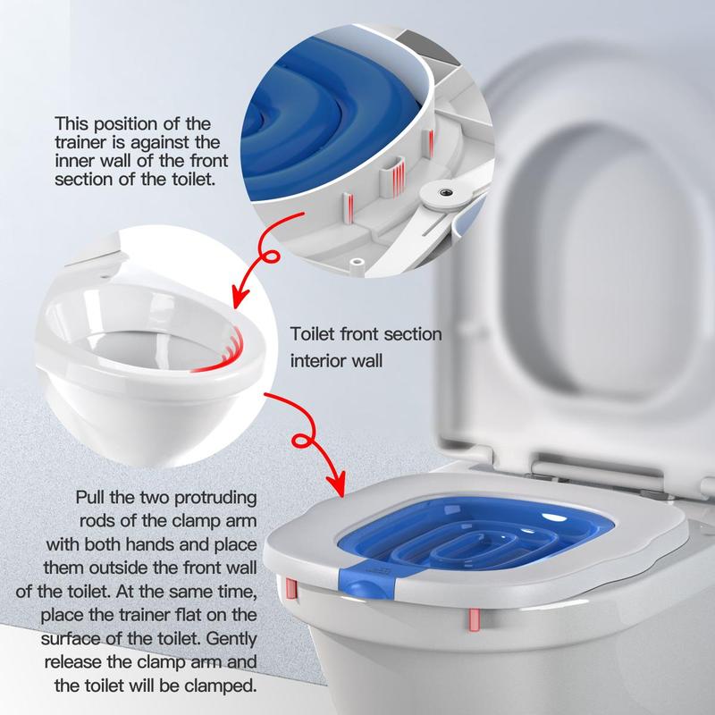Self-service Cat Toilet, 1 Set Cat Toilet Trainer, Cat Toilet Tool, Pet Toilet Training Aid, Indoor Pet Toilet for Cats, Dog & Cat Accessories 4