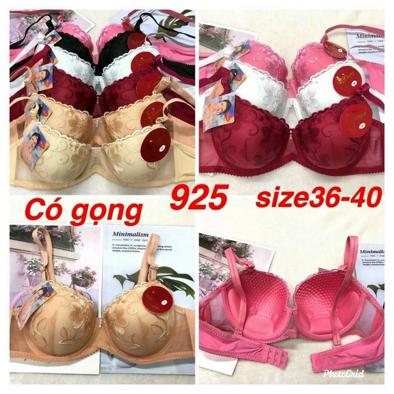 combo 3 áo ngực nữ. áo lót nữ ren mút mỏng thông hơi có gọng 925 Bra