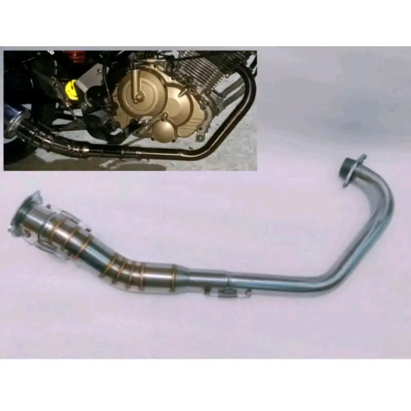 header atau leher knalpot satria fu plus adaptor atau slip on ckd inlet 50 pnp satria fu