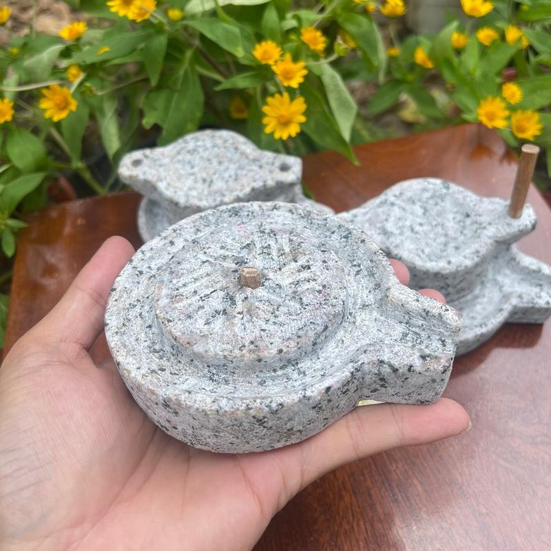 Cối Xây Bột Mini Dùng Trang Trí Phong Thuỷ “ Không xây gạo được “ 1