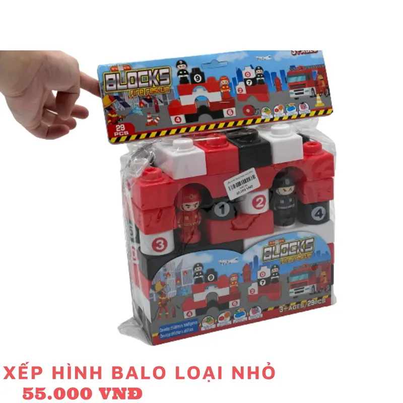 Bộ Xếp Hình 29 Chi Tiết Bằng Nhựa Giúp Bé Học Toán, Màu Sắc Kèm Tư Duy Xếp Hình 2