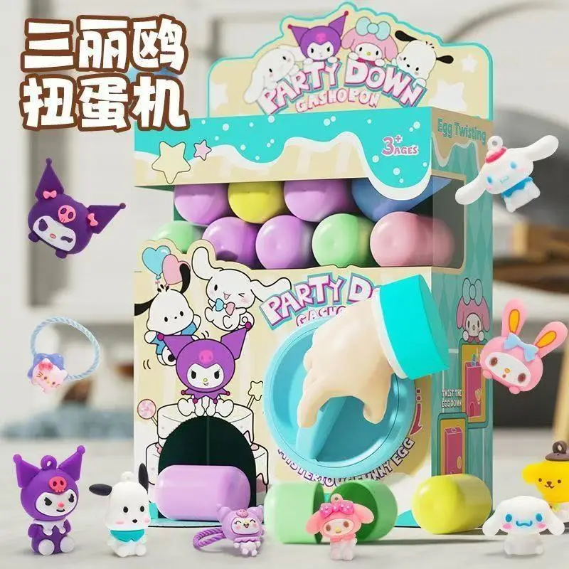 Mesin Mainan Kapsul Sanrio, Kotak Buta Kuromi, Kapsul Kejutan, Loket Patung Kecil, Sesuai sebagai Hadiah Hari Jadi Dinosaur, Tema 2025