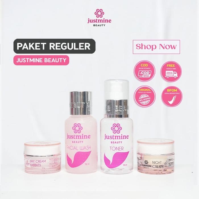 Gambar Justmine Beauty Paket Acne More Untuk Jerawat Moderat isi 4 - New BPOM dari Justminebeautyofficialshop Kota Bogor 3 Tokopedia
