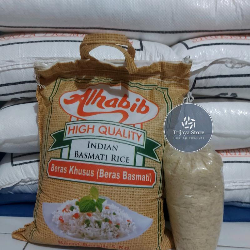 Alhabib indian basmati rice, beras khusus beras basmati 1kg Organic ...
