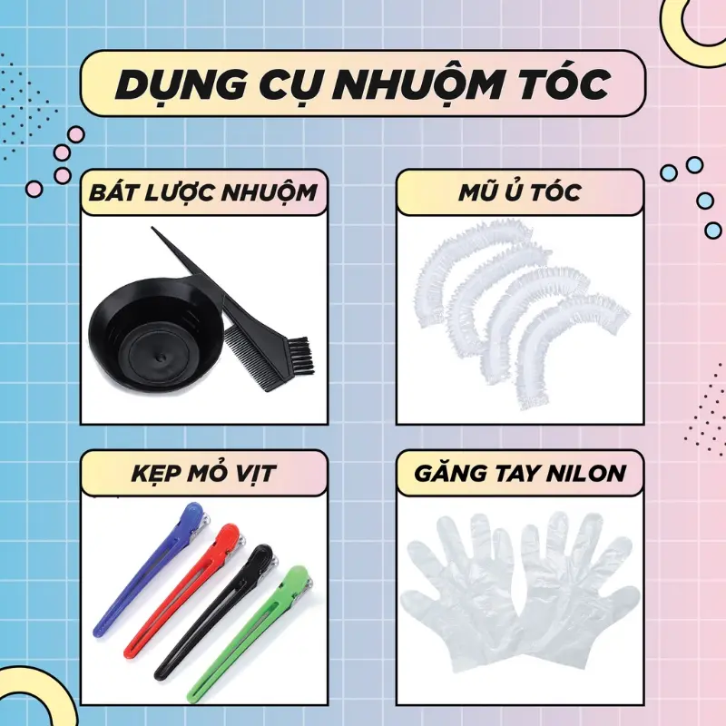 Dụng Cụ Nhuộm Tóc Cao Cấp - Minzihair, Minzihair HCM