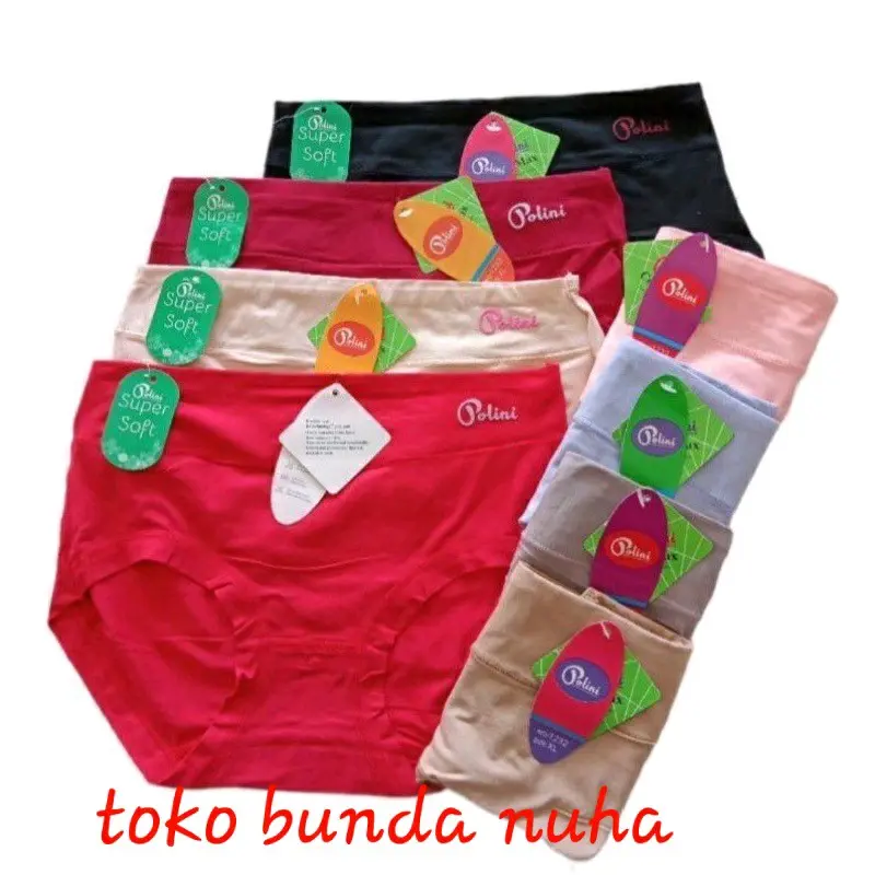 (6pcs)CELANA DALAM WANITA.POLINI 1232.SUPER SOFT