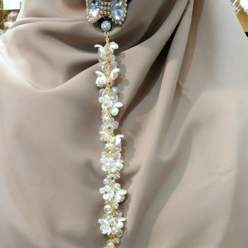 Bros Dagu-Bros jurai panjang-Bros Jurai Yasmine-Bros Dagu Jurai Panjang Mewah-Bros Elegan Clips Jasmine Flower 1