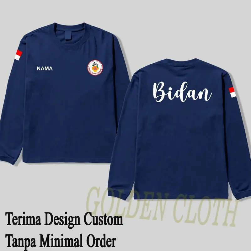 KAOS IBI IKATAN BIDAN INDONESIA LENGAN PANJANG BAJU BIDAN/ MIDWIFE 3