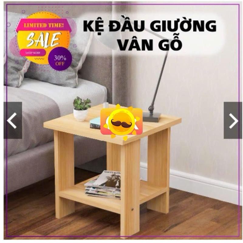 Kệ đầu giường Vân gỗ mdf dày 12ML táp vuông táp tròn