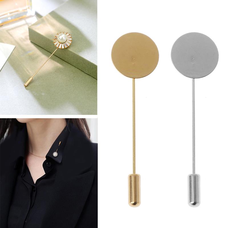 10pcs/lot Alloy Safety Brooch Pins for Women Muslim Hijab Pin Buckle Supplies 1