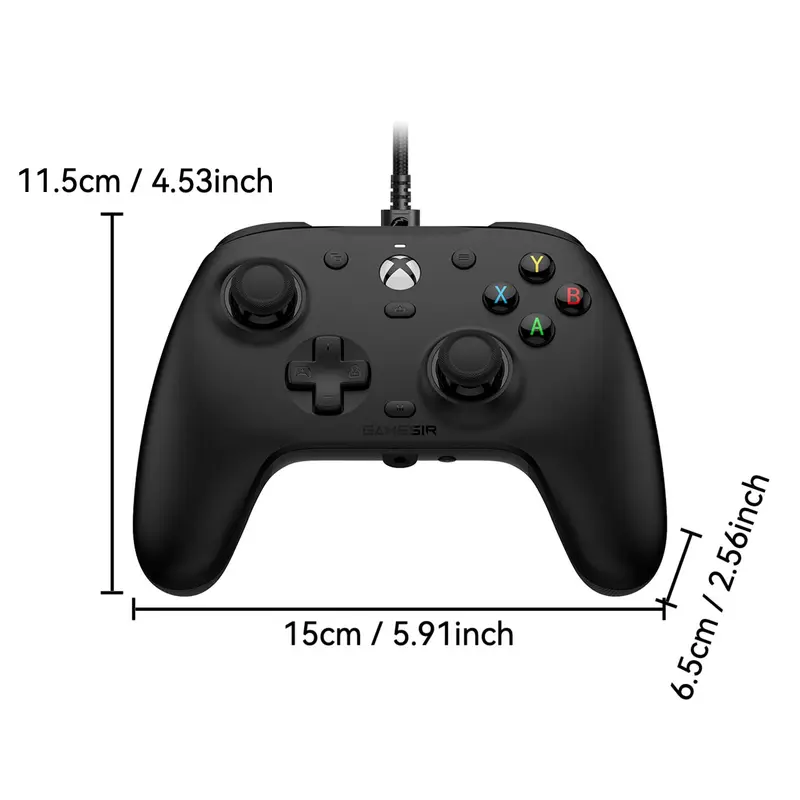 GAMESIR GameSir G7 HE Game Controller, PC Controller with Hall Effect Joysticks for Boys, Wired Gaming Controller for Windows 10/11, Xbox Series X/S, Xbox One 1