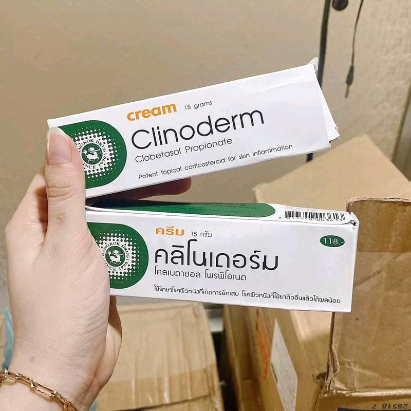  Combo 2 Tuýt Kem Bôi Ngoài Da Clinoderm Thái Lan 