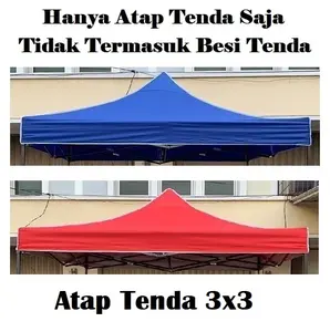 Terpal Atap Tenda Lipat 3x3 (Bahan Polyester 420D)