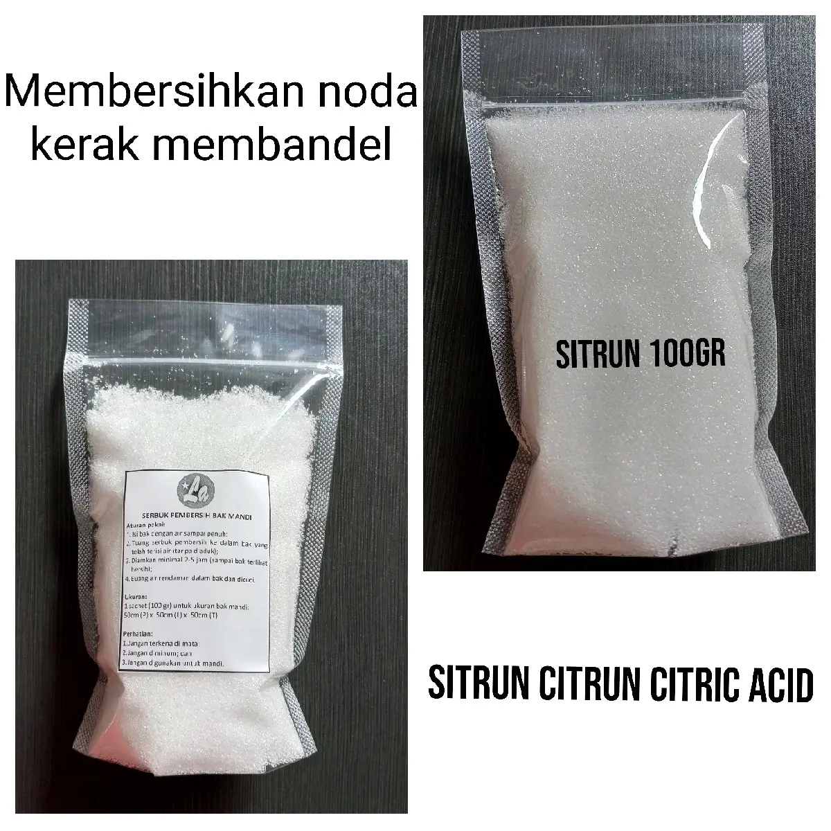 Sitrun / Citrun / Citric Acid / Asam Sitrat / Asam Sitrun