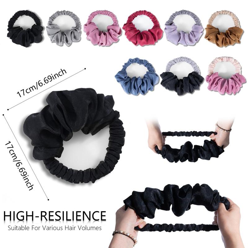 Multifunctional Heatless Curling Scrunchie, 1 Count Soft Heatless Curling Scrunchie, No Heat Curls for Long Hair, Hair Styling Accessories, Christmas Gift 1