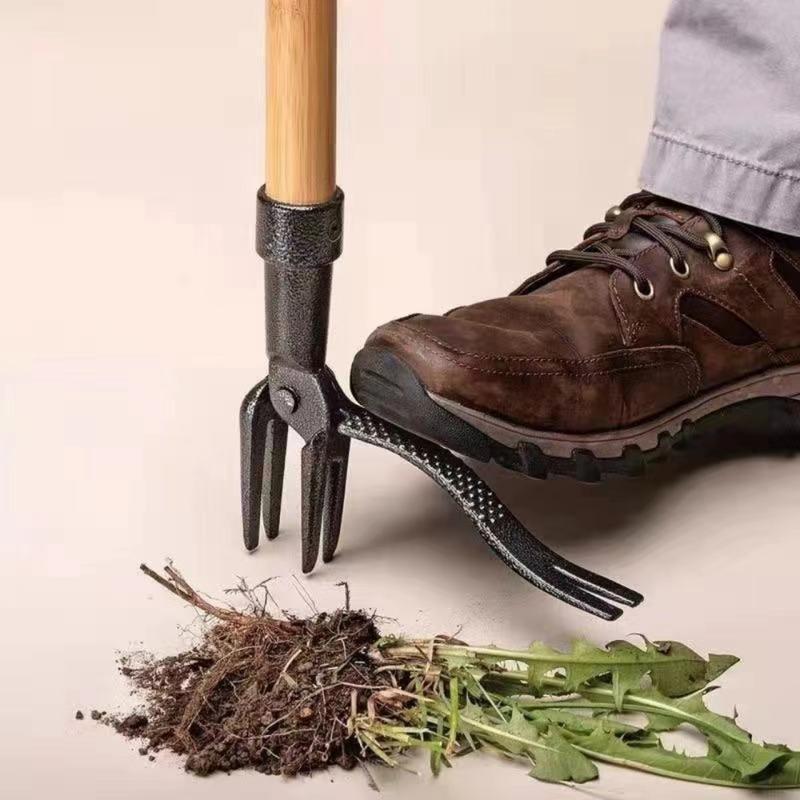 Product Introduction of New Stand Up Weed Puller Tool with Long Handle 4-Claw Weed Remover Tool Garden Hand T Detachable Weeding Artifact Lakes Rivers Sea 13