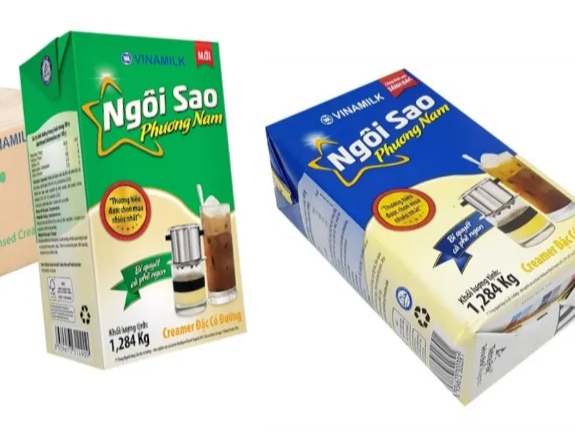 Sữa đặc Ngôi Sao Phương Nam xanh lá 1,284kg