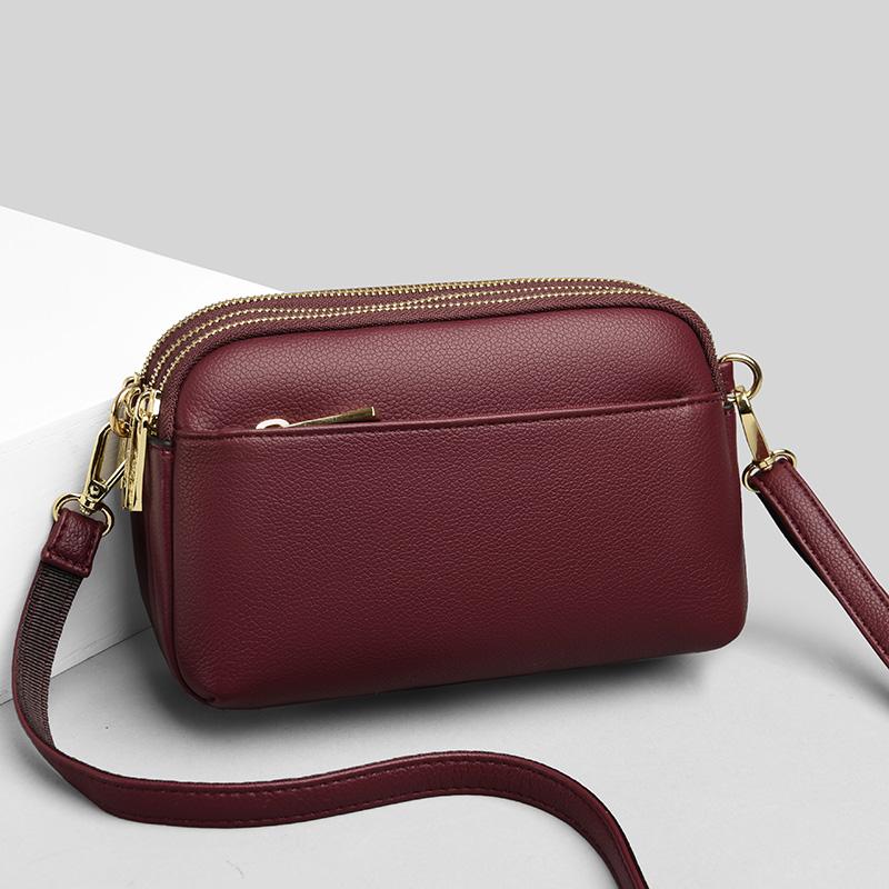 COD Tas Selempang Tas simple Tas Mini Tas Lokal Kualitas Import Kulit Wanita 4