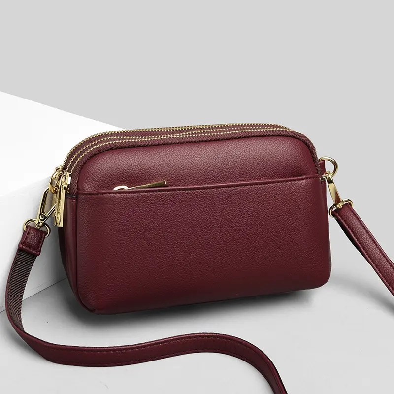 COD Tas Selempang Tas simple Tas Mini Tas Lokal Kualitas Import Kulit Wanita 4