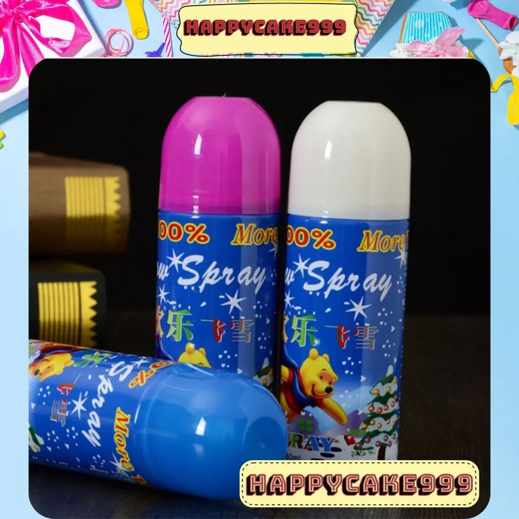 Bình Xịt Bọt Tuyết Tan Dung Tích 280ml Đồ Chơi Sinh Nhật Tiệc Tùng