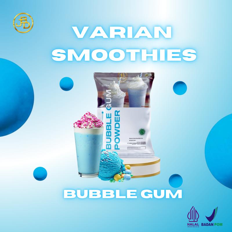 Product Introduction of Bubuk minuman Premium Varian Smoothies Rasa Bubble Gum 1Kg || Jakarta Bubble Drink || Gula Permen Powder Susu Cincau Jelly 1