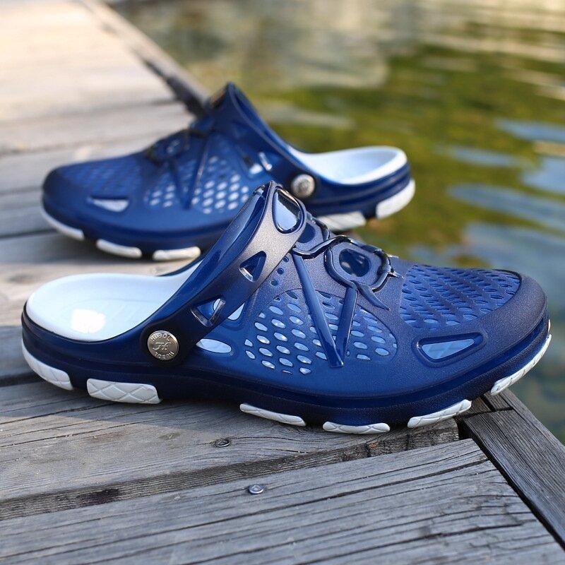 Mens Shoes Breathable Non-slip Sandals Outdoor Slippers Fashion Casual Beach Shoes 0