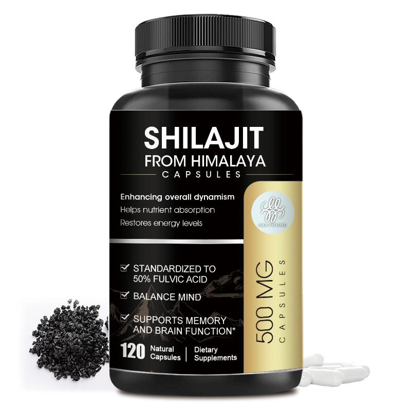 Product Introduction of Viên uống iMATCHME Pure Shilajit Resin 500mg  Hỗ Trợ Gan, Ổn Định Đường Huyết & Tăng Năng Lượng 1
