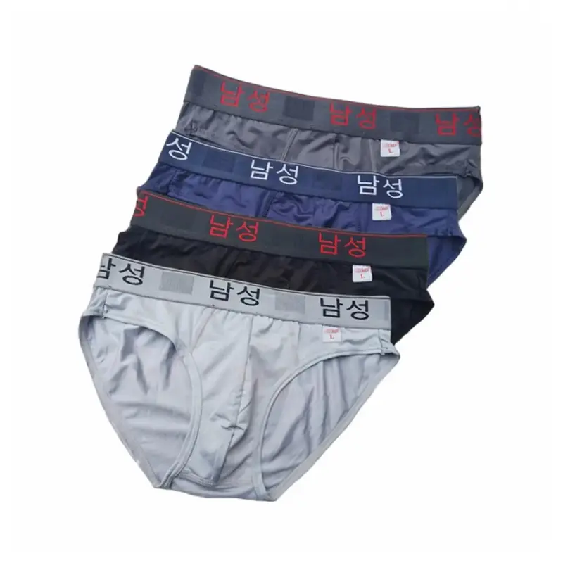 Combo 3-4-5-6-8-10 quần sịp nam Hàn Quốc thun lạnh, quần lót nam cạp cao 4cm, quần xì nam co dãn 4 chiều, Đồ lót nam Menswear thấm hút tốt Boxer Quần Boxer 6