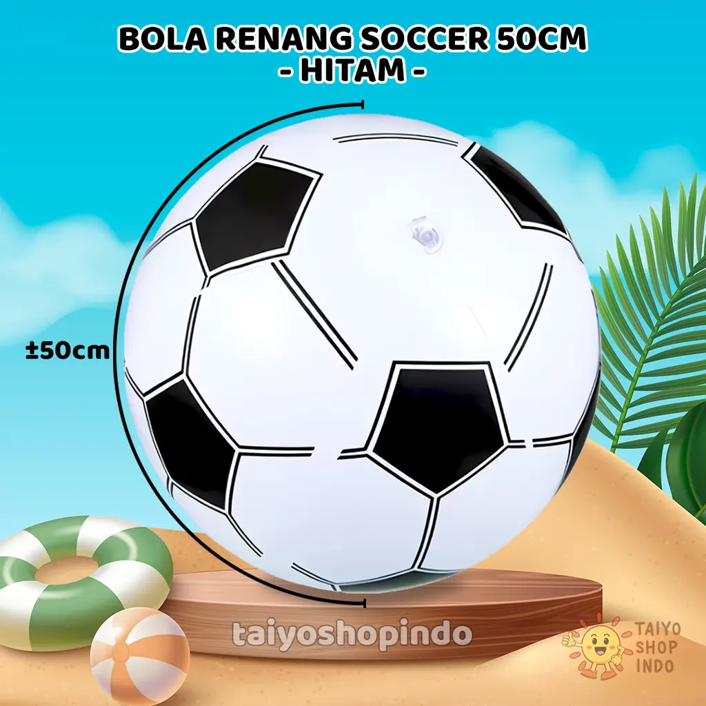 Soccer Hitam 50cm