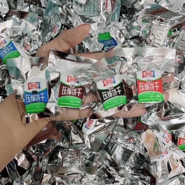 500GR LƯƠNG KHÔ MINI TRỘN VỊ (60-70c) Bánh Quy Food Ăn Vặt Snack