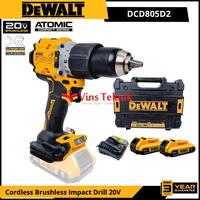 Gambar DEWALT DCD805D2T Mesin Bor Baterai Cordless Brushless Impact Drill Hammer Drill 13MM 20V DCD805 dari Vins Teknik Bekasi Kota Bekasi 3 Tokopedia