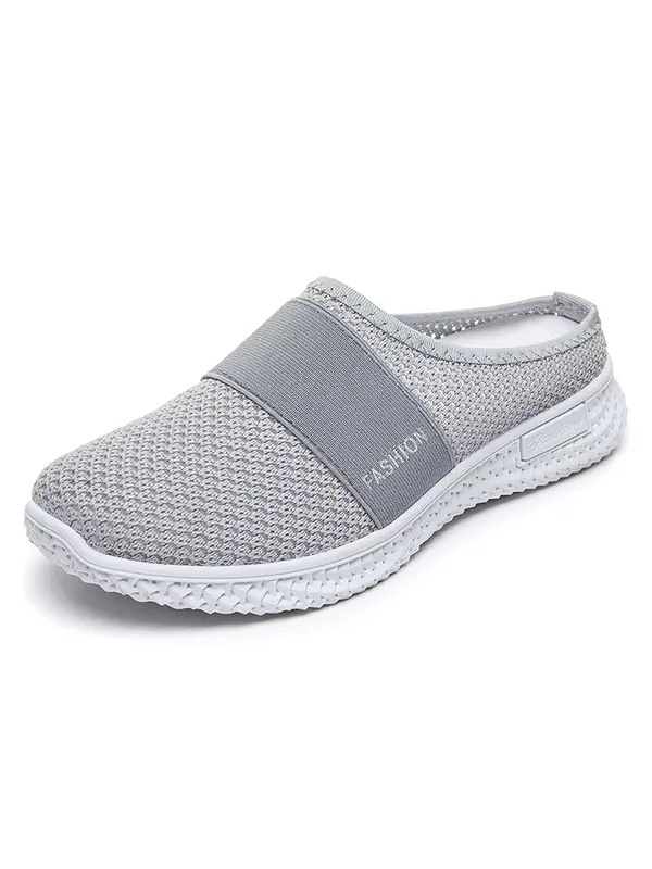 Women's Fashionable Solid Color Mules, Casual Soft Platform Slip on Walking Shoes, Breathable Comfortable Shoes for Daily Wear for Women & Girls 6
