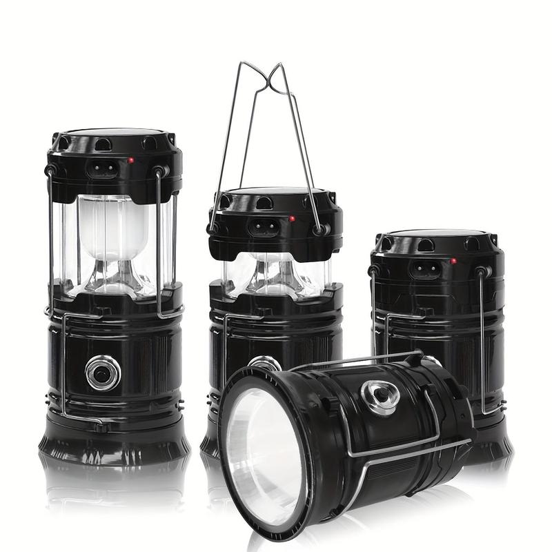 Product Introduction of Solar Powered Flashlight Lamp, Outdoor Camping Lamp, Usb Charging Hand Lamp, Suitable for Camping Hiking Fishing Expedition, Travel Accessories 0