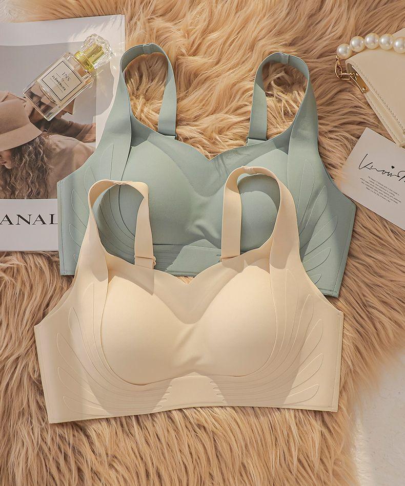 Product Introduction of Women's bra, sizes 34-40ABC CUP non-marking underwear, ladies anti-sagging, large chest show small chest, no steel ring sports gathered back, thin bra 18