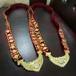 Selempang pengantin adat Palembang Syal