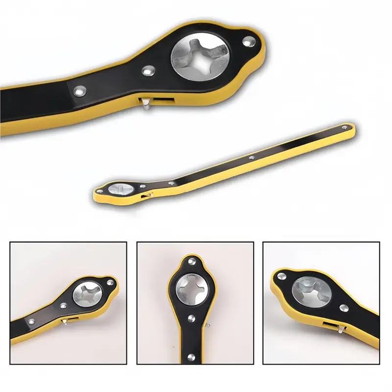 Multifunctional Car Jack Wrench, Universal Hexagonal Labor-saving Handheld Wrench, Manual Car Repair Tool, Professional Car Tire Repair Tool 7