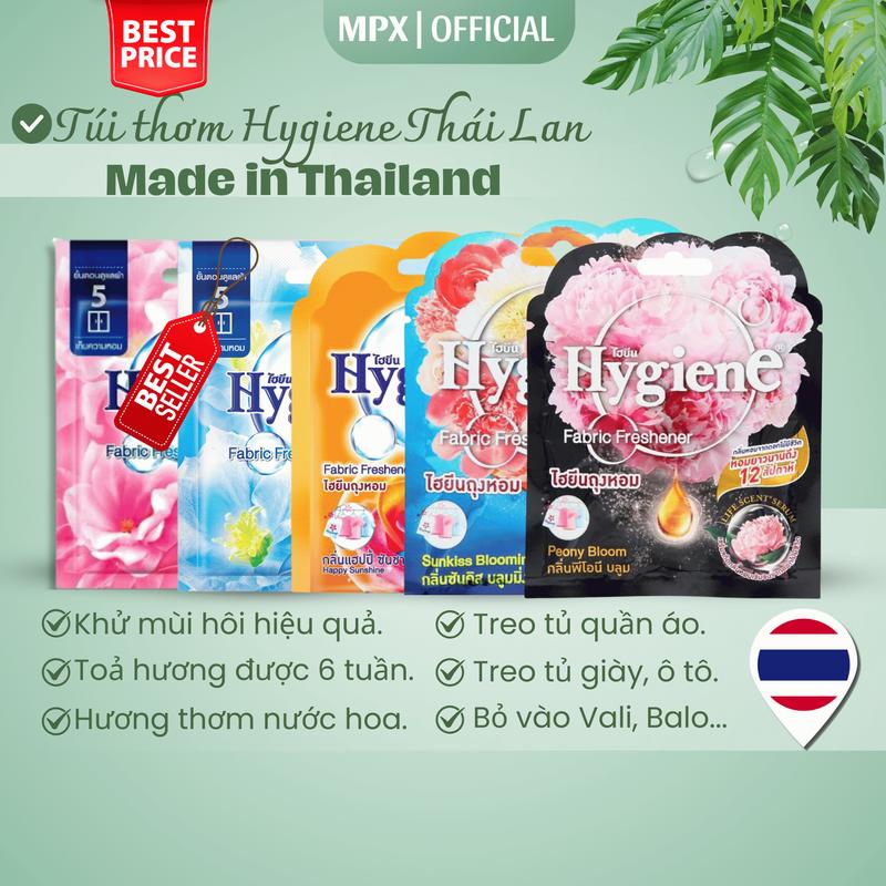 Túi thơm Hygiene Thái Lan - Hương nước hoa - Túi có dây treo làm thơm phòng, tủ quần áo, tủ giày - MPX