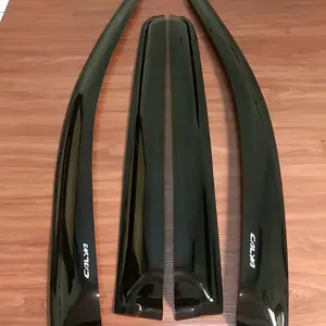 Talang Air Mobil Calya Slim Model Terbaru Best Seller Hitam Akrilik Berkualitas 1 Set Kiri Depan Kanan Belakang Dilengkapi Double Tape