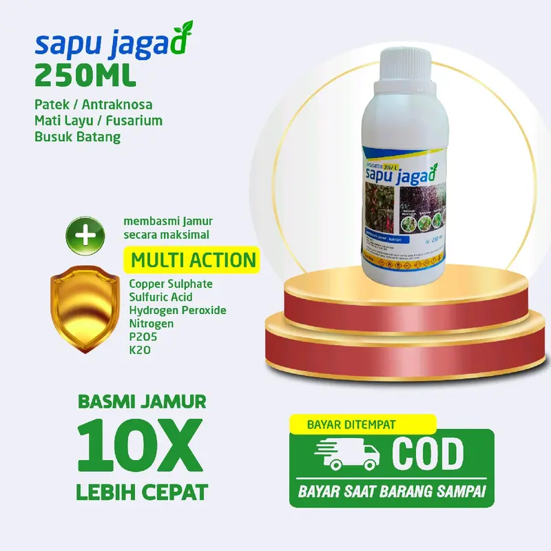 Sapu Jagad 250ml Pembasmi Jamur Tanaman Cair Kebun Ramah Lingkungan 0