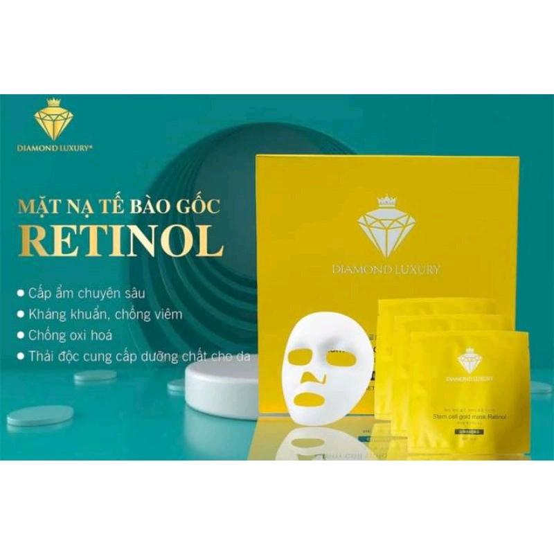  MẶT NẠ TẾ BÀO GỐC RETINOL HỘP 6 MIẾNG DIAMOND LUXURY 
