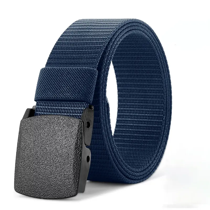 Nylon Tactical Belt Men's and Women's Same Outdoor Metal-Free Canvas Military Training Belt