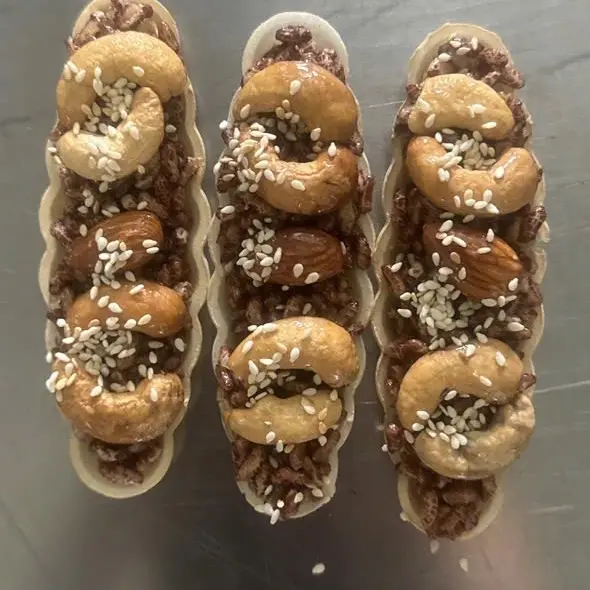 Com Bo 6vij bánh 500gr (ăn thử trải nghiệm ) Ăn Vặt Snack Thức Ăn Food kiêng  ) banh keotet 5