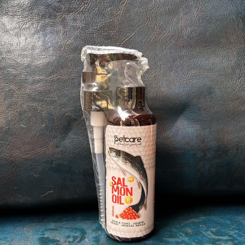 Tinh Dầu Cá Hồi PetCare cho Thú Cưng với 5000MG Omega-3 và Chất Dinh Dưỡng cao cấp vitamin & thực phẩm bổ sung dùng cho cả chó & mèo vật nuôi nhỏ